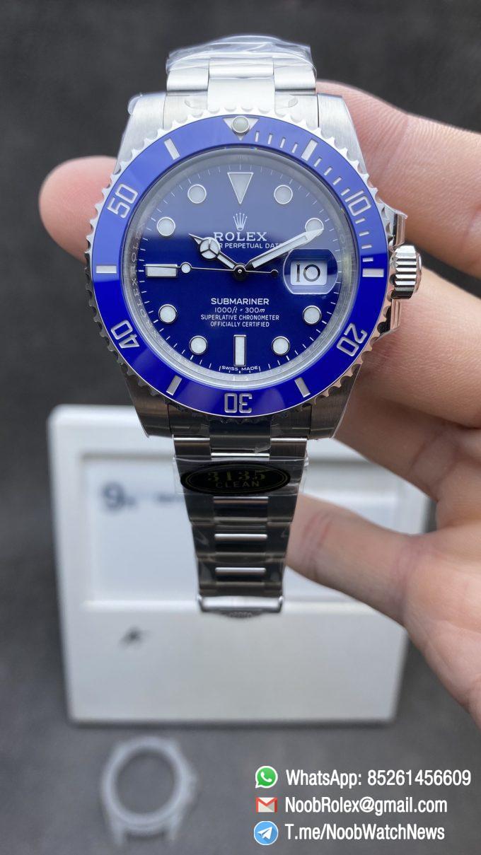 Clean Factory Watches Rolex Submariner 116619LB 40mm Blue Dial Ceramic Bezel 904L Steel Case Bracelet VS3135 Movement