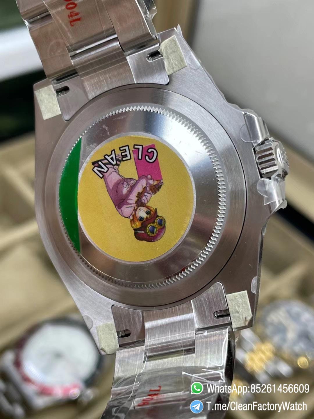 Clean Factory GMT Master II 126710GRNR Black Gray Ceramic Bezel 904L Oystersteel Oyster Strap DD3285 Movement 06