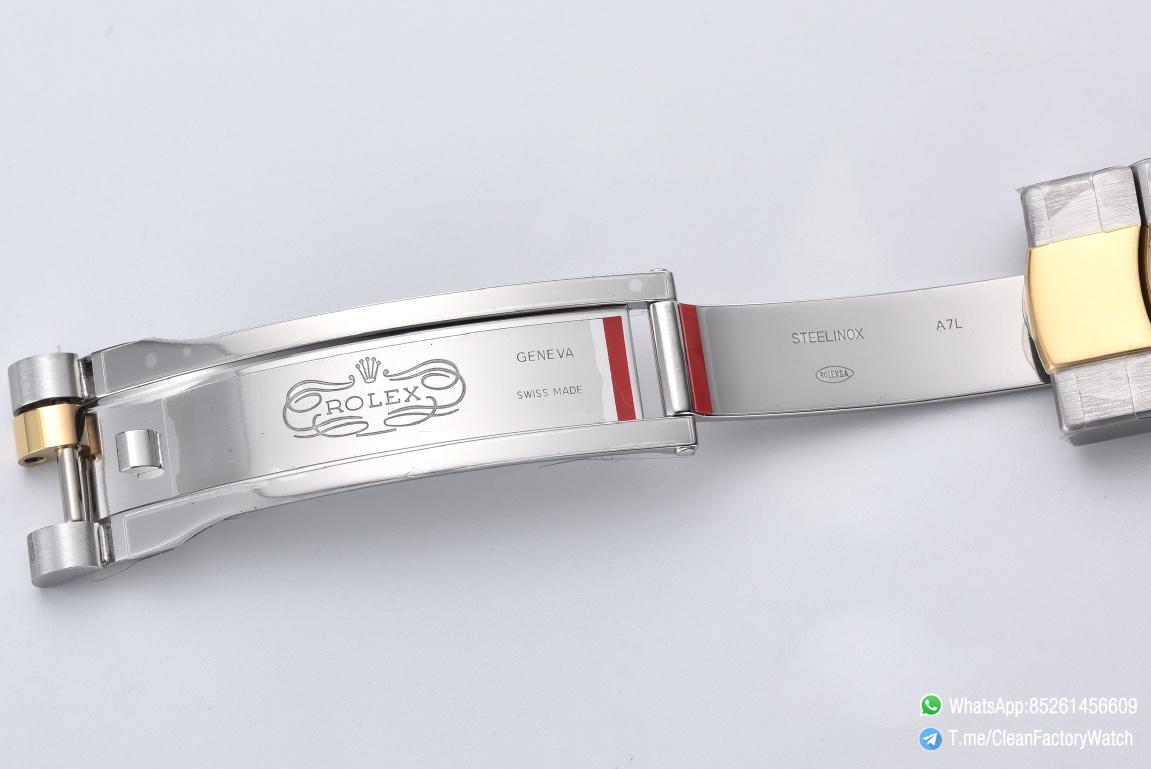 Clean Factory Datejust Wimbledon 126333 41mm Gray Dial with Green Roma Markers Yellow Gold Bezel 3235 Movement Two Tone Jubilee Bracelet 09