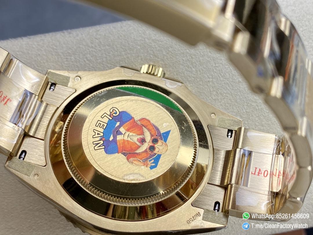 Clean Factory Rolex Submariner 126618LB 41mm Blue Dial Ceramic Bezel Full Yellow Gold Plated Case Oyster Bracelet SH3235 Movement 07