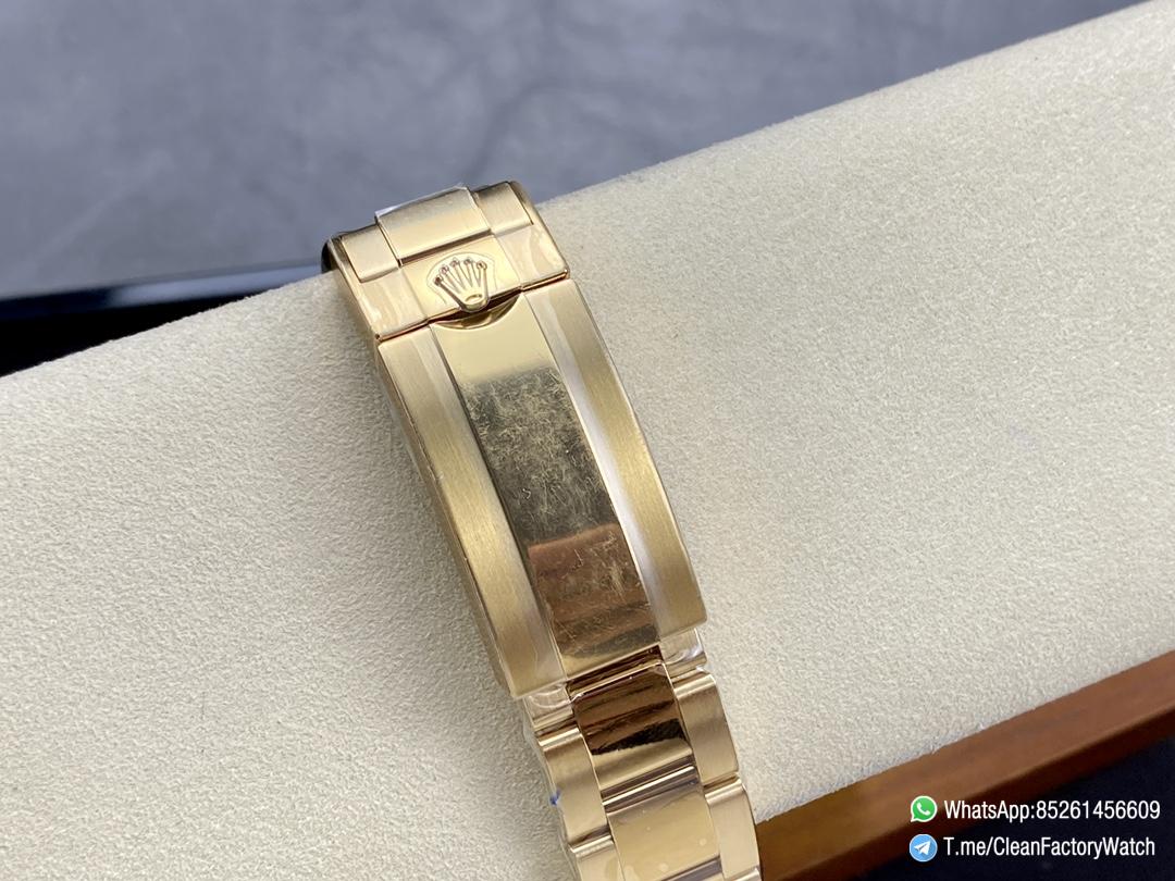 Clean Factory Rolex Submariner 126618LB 41mm Blue Dial Ceramic Bezel Full Yellow Gold Plated Case Oyster Bracelet SH3235 Movement 08