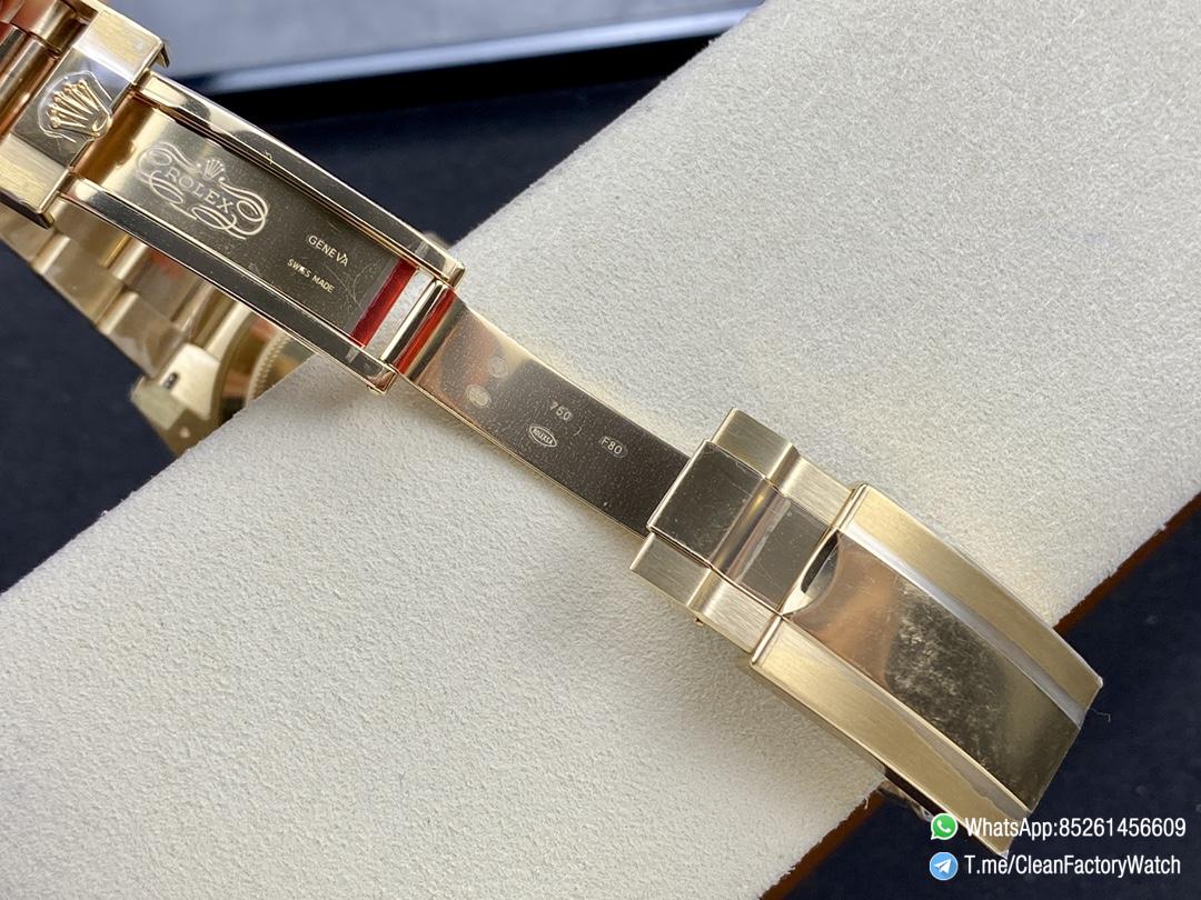 Clean Factory Rolex Submariner 126618LB 41mm Blue Dial Ceramic Bezel Full Yellow Gold Plated Case Oyster Bracelet SH3235 Movement 09