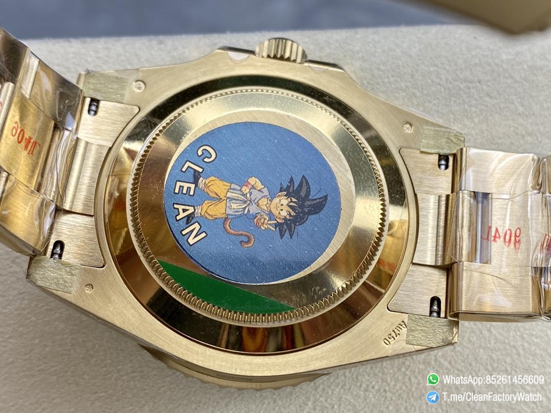 Clean Factory Rolex Submariner 126618LN 41mm Black Dial Ceramic Bezel Full Yellow Gold Plated Case Oyster Bracelet SH3235 Movement 07