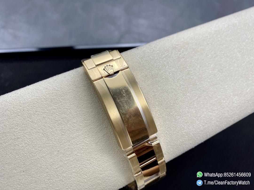 Clean Factory Rolex Submariner 126618LN 41mm Black Dial Ceramic Bezel Full Yellow Gold Plated Case Oyster Bracelet SH3235 Movement 08