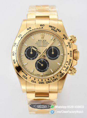 Clean Factory M126508 0006 Yellow Gold Case Golden and Black Dial Snailed Counters Yellow Gold Bracelet 4131 Movement 00