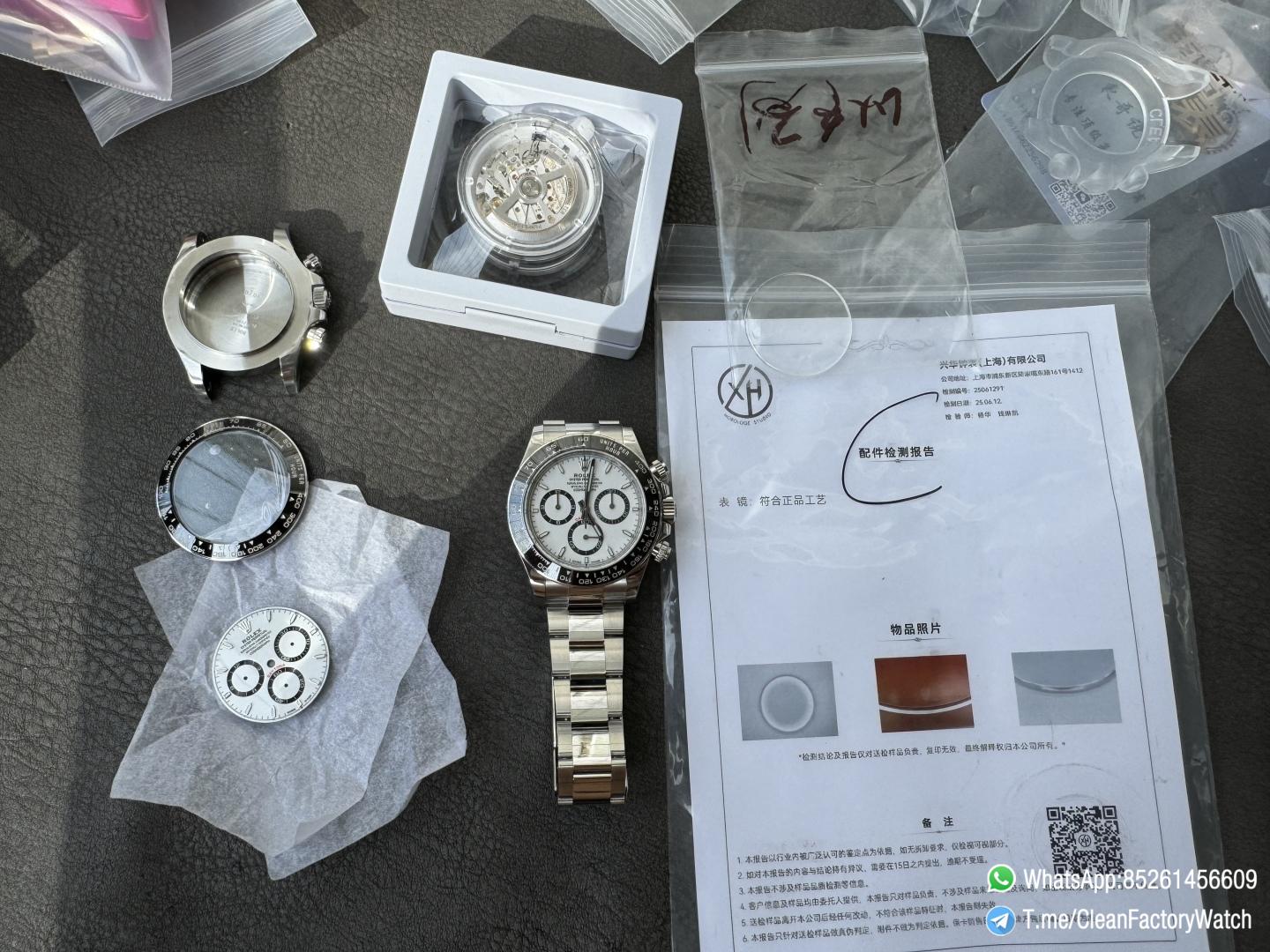 Super Clone Custom Daytona Panda 126500LN Genuine Grasses and ACE Free sprung Balance Caliber 4131 Movement RB White Dial APS Black Cerachrom Bezel 001 Super Clone Custom Daytona Panda 126500LN Genuine Grasses and ACE Free sprung Balance Caliber 4131 Movement RB White Dial APS Black Cerachrom Bezel 001