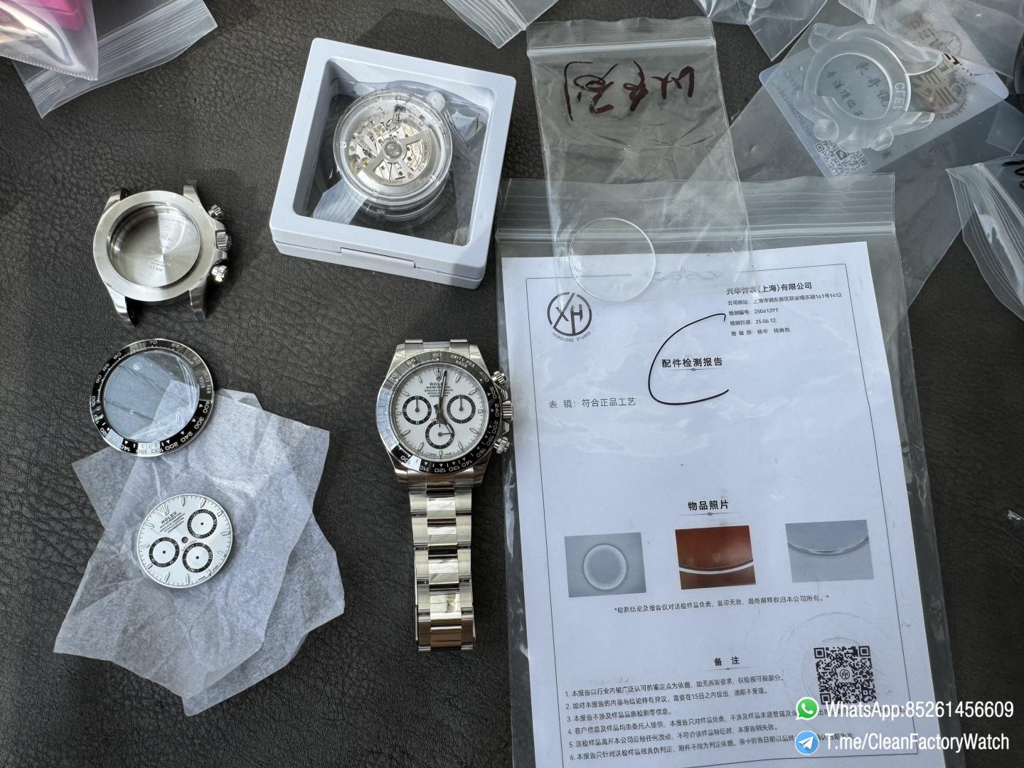 Super Clone Custom Daytona Panda 126500LN Genuine Grasses and ACE Free sprung Balance Caliber 4131 Movement RB White Dial APS Black Cerachrom Bezel 002 Super Clone Custom Daytona Panda 126500LN Genuine Grasses and ACE Free sprung Balance Caliber 4131 Movement RB White Dial APS Black Cerachrom Bezel 002