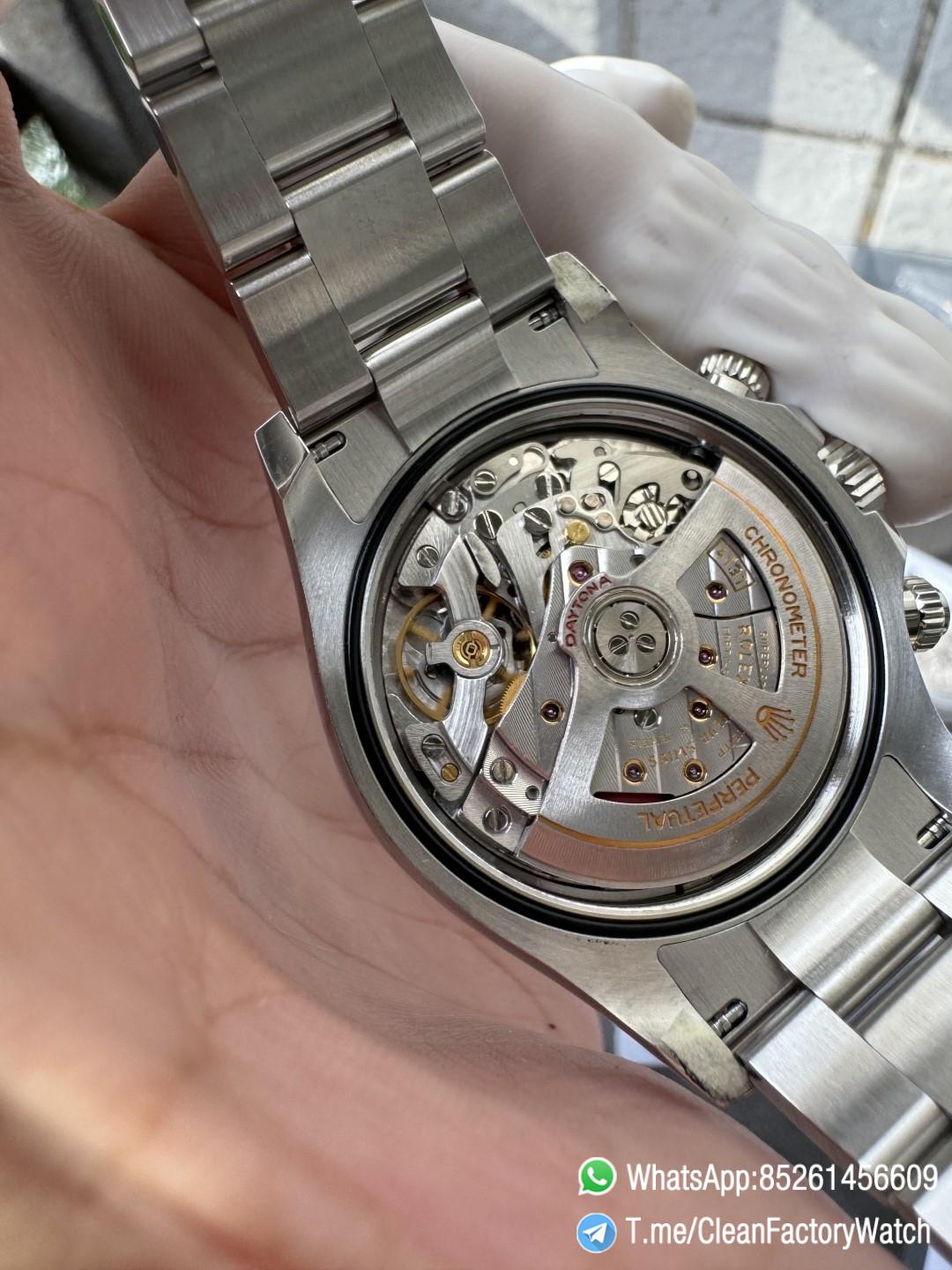 Super Clone Custom Daytona Panda 126500LN Genuine Grasses and ACE Free sprung Balance Caliber 4131 Movement RB White Dial APS Black Cerachrom Bezel 27 Super Clone Custom Daytona Panda 126500LN Genuine Grasses and ACE Free sprung Balance Caliber 4131 Movement RB White Dial APS Black Cerachrom Bezel 27